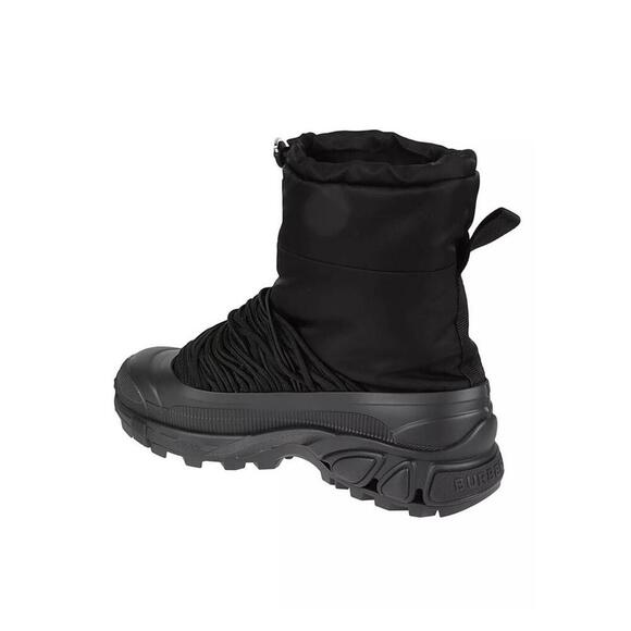$1190 Burberry Men\'s Black Arthur Puffy Winter ❄️ Boots - EU44/US11 main image 10